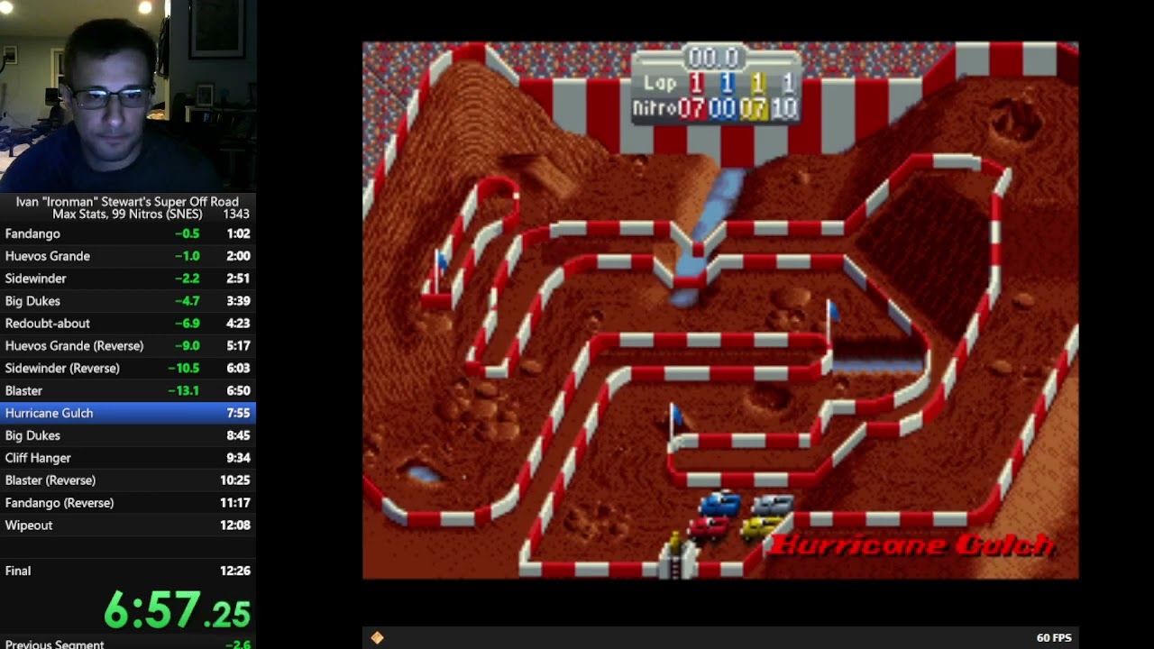 Super Off-Road SNES Speedrun - 11:55 (World Record)