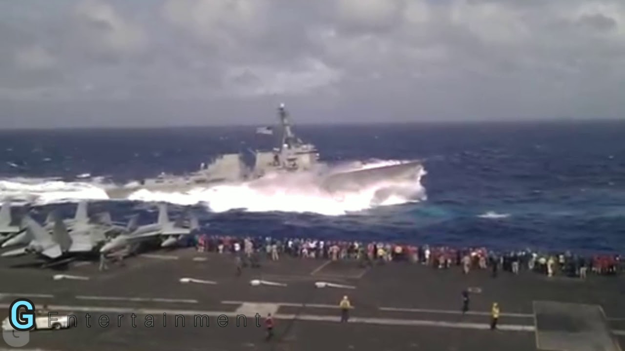 DDG-105 takes a nose-dive,🚢