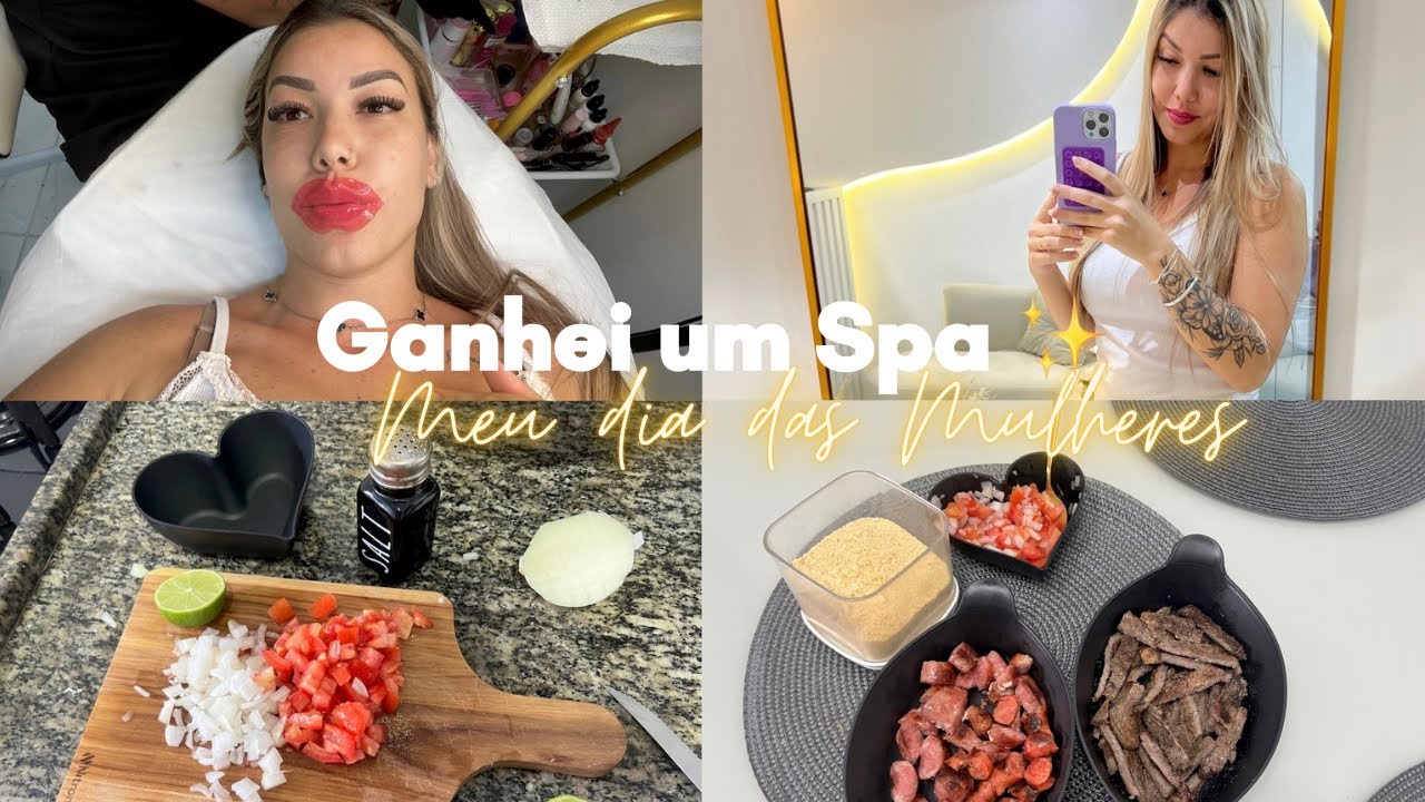 VLOG:MEU DIA DAS MULHERES 💖 + Churrasco em Família em Casa 🥩🥓💖