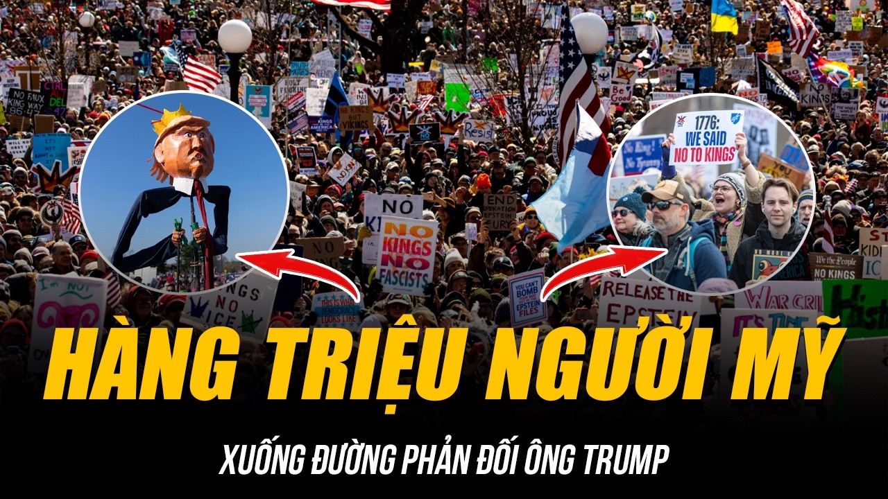 H&Agrave;NG TRIỆU NGƯỜI MỸ XUỐNG ĐƯỜNG PHẢN ĐỐI &Ocirc;NG TRUMP | BIỂU T&Igrave;NH V&Igrave; MỘT NƯỚC MỸ &ldquo;KH&Ocirc;NG VUA&rdquo;!