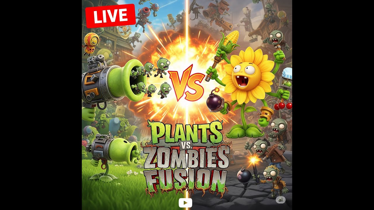 🌱 Plant vs Zombies LIVE Gameplay | Funny Zombie Battles & Strategy 🌻🧟 | Gaming Live Stream 2025