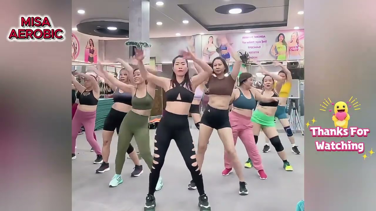 Tập Aerobic Giảm Mỡ Bụng & Hông Tại Nhà Khỏe Đẹp Mỗi Ngày Cùng Misa Aerobic