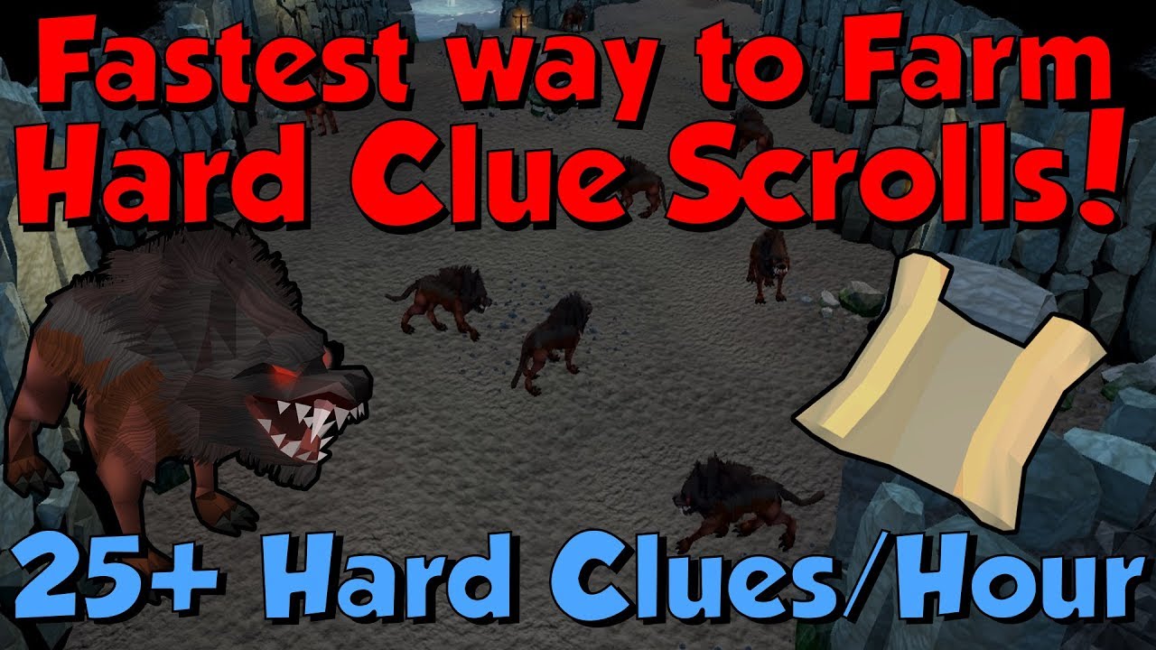 Fastest Hard Clue Gathering! 25+/Hour [Runescape 3] Optimal Hellhounds Set-up!