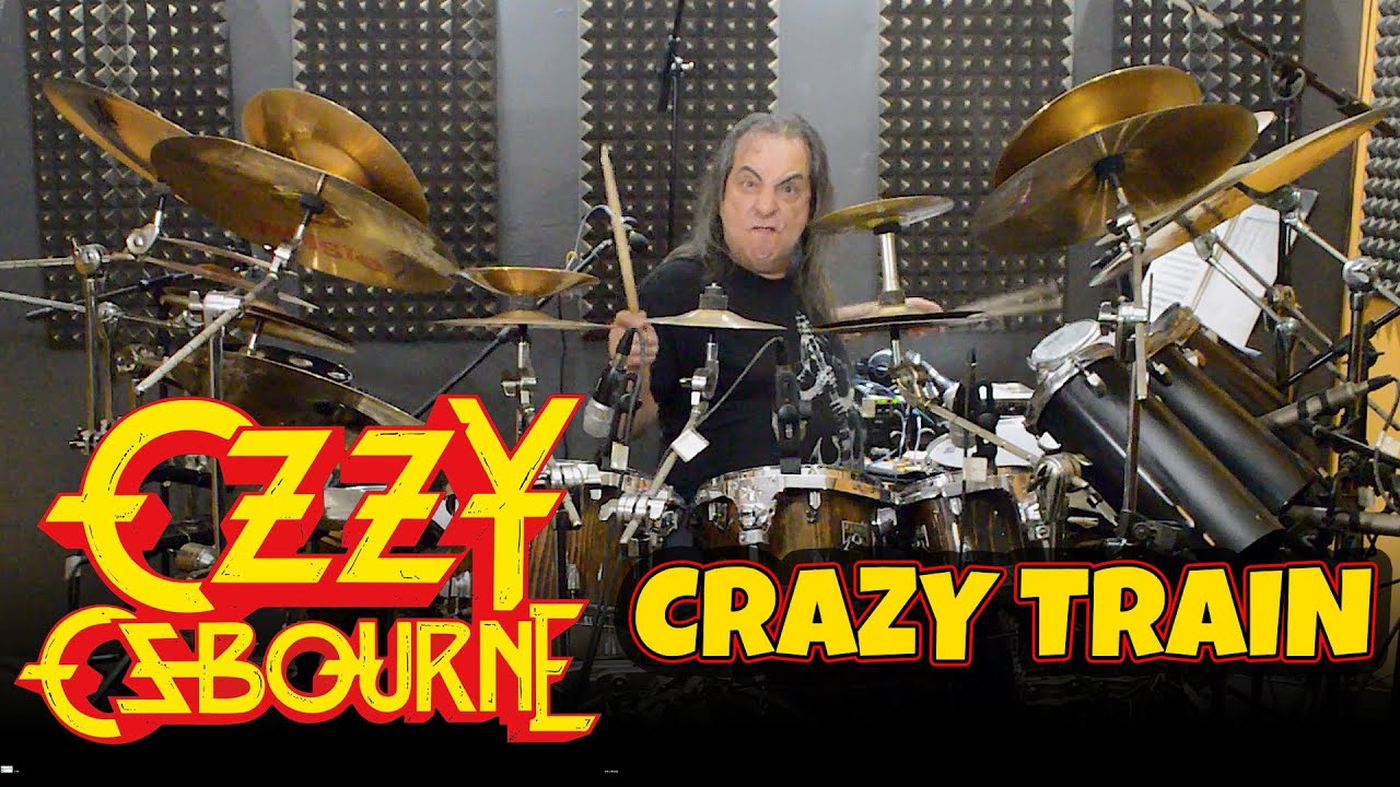 OZZY OSBOURNE Crazy Train drum cover by stamatis kekes