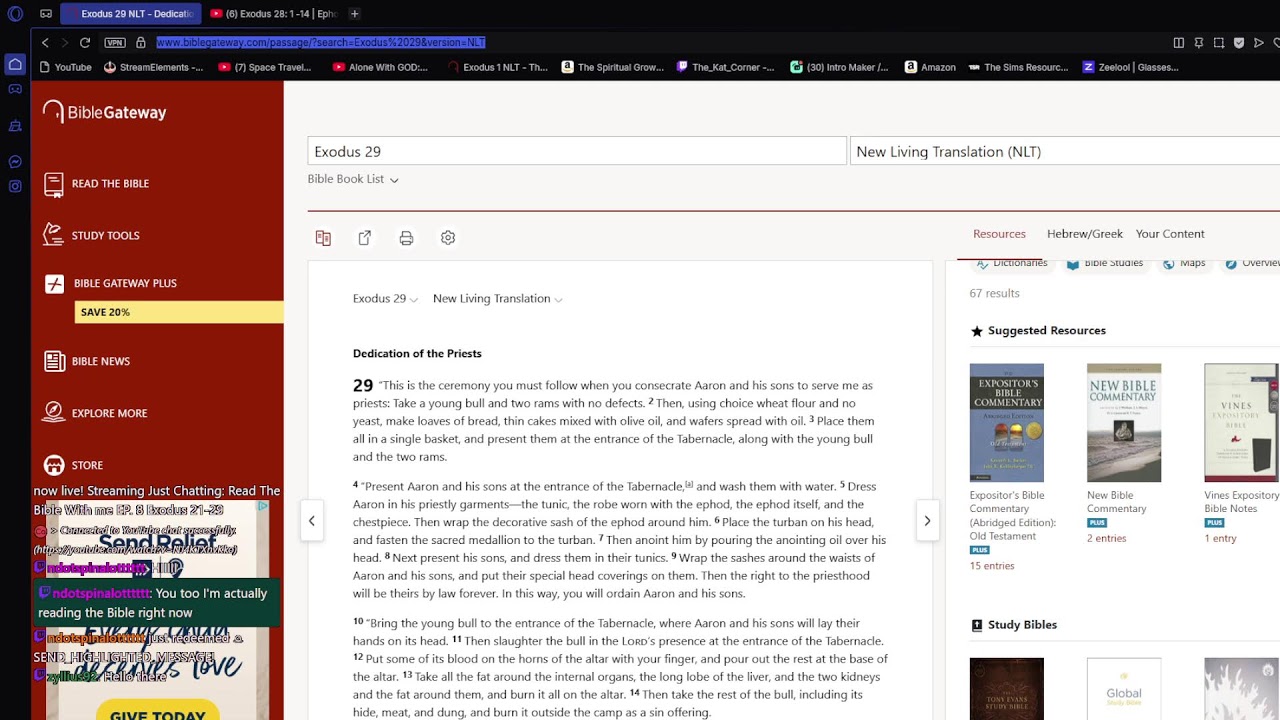 Read The Bible With me EP. 9 Exodus 21-29