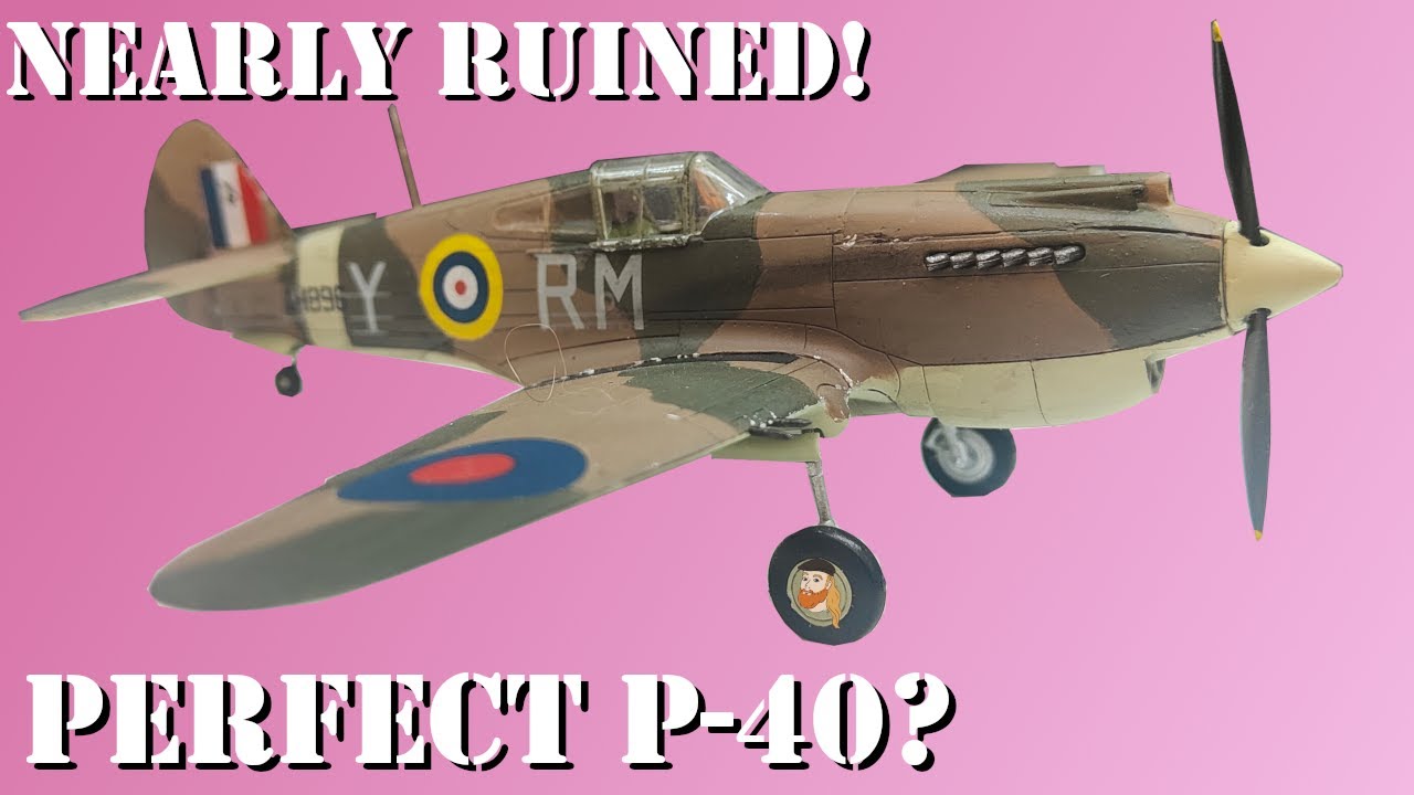 Close to disaster! Building the Airfix 1/72 P-40B (BAV)