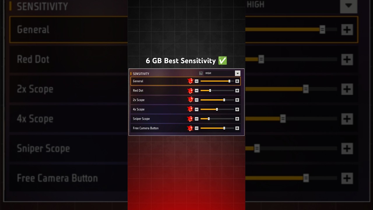 6 GB Ram Special Sensitivity ✅