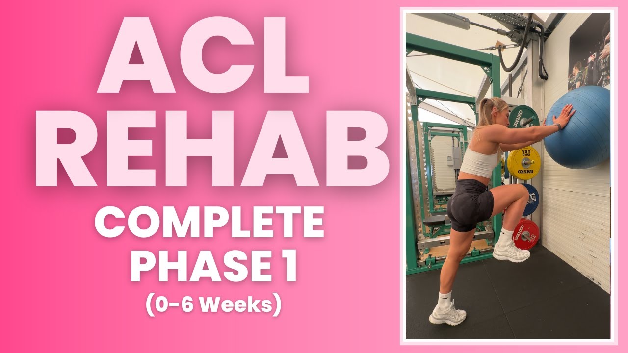 Anterior Cruciate Ligament (ACL) Rehab Phase 1 - Pro Athlete Full Rehab Program Revealed + Tips