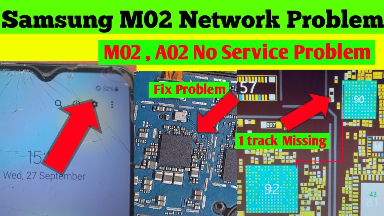 Samsung M02 A02 Network Problam || Samsung A02 NO SERVICE ||Samsung A02 Network Ic Problam