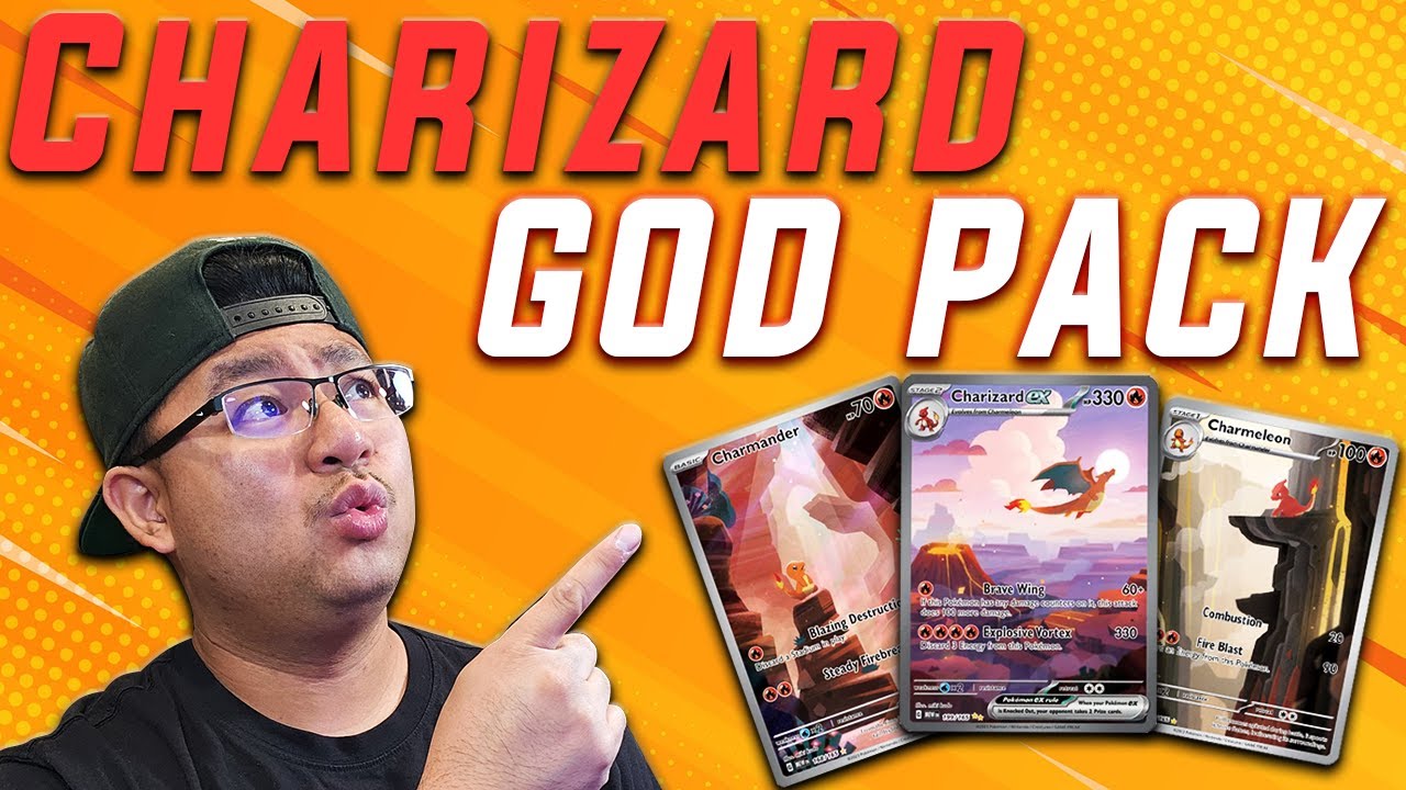 Charizard GOD PACK from a 151 Zapdos EX Box