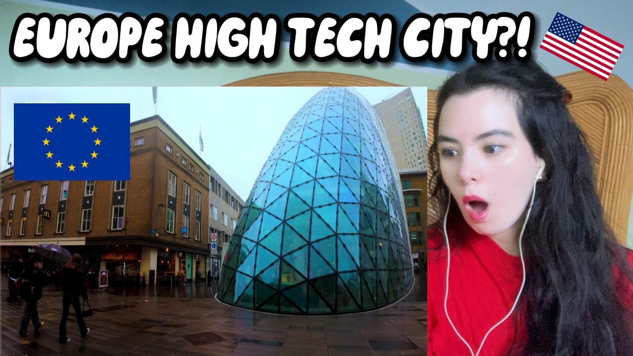American Girl Reacts to EINDHOVEN | The HIGH-TECH Capital of Europe