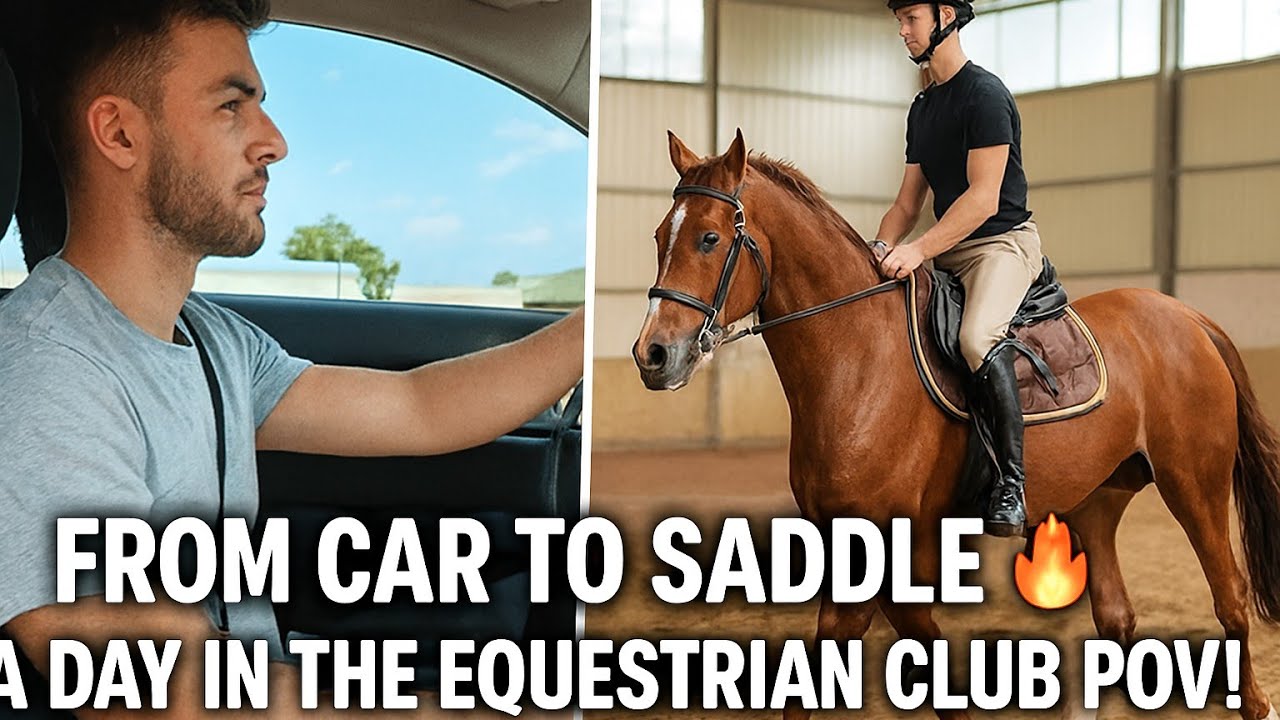 “Drive In, Saddle Up 🔥 Full Equestrian Experience POV!”