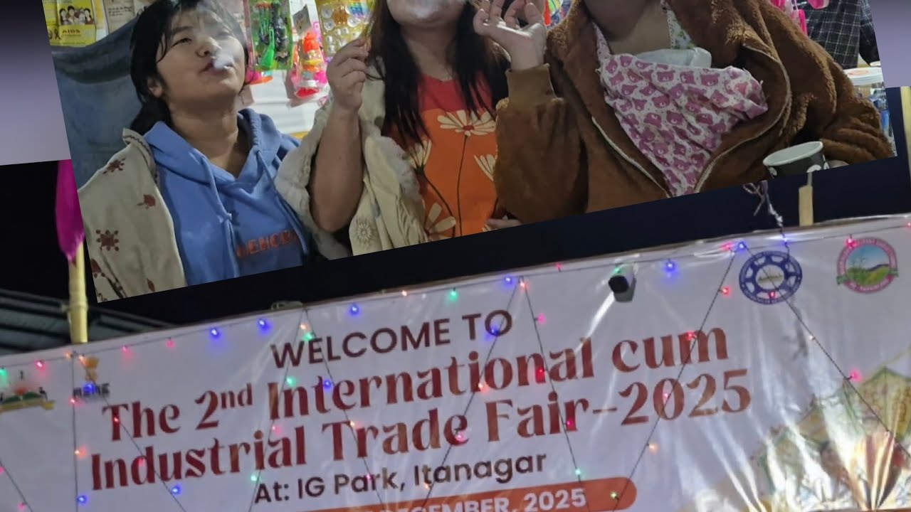Visited The 2nd International cum industrial trade fair  at  Ig park ,Itanagar #familychannel #food 