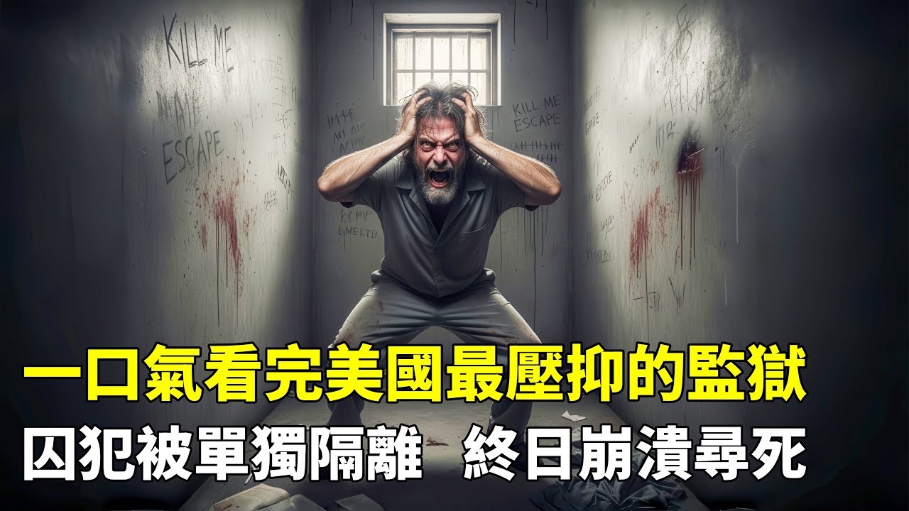 一口氣看完美國最壓抑的監獄，花12億用混凝土造獨囚牢房，囚犯崩潰等死