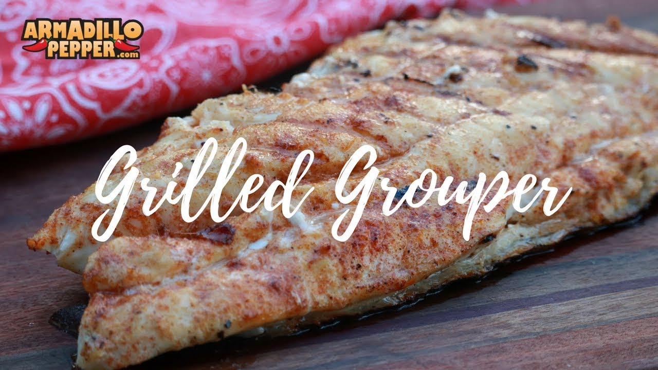 Grilled Florida Grouper with Ancho-Cherry Rub | Gourmet Guru Grill