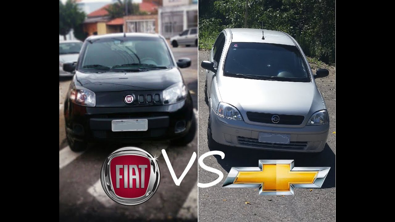 COMPARATIVO | Uno Vivace EVO Fire 2011 75cv x Corsa Hatch VHC 2005 71cv
