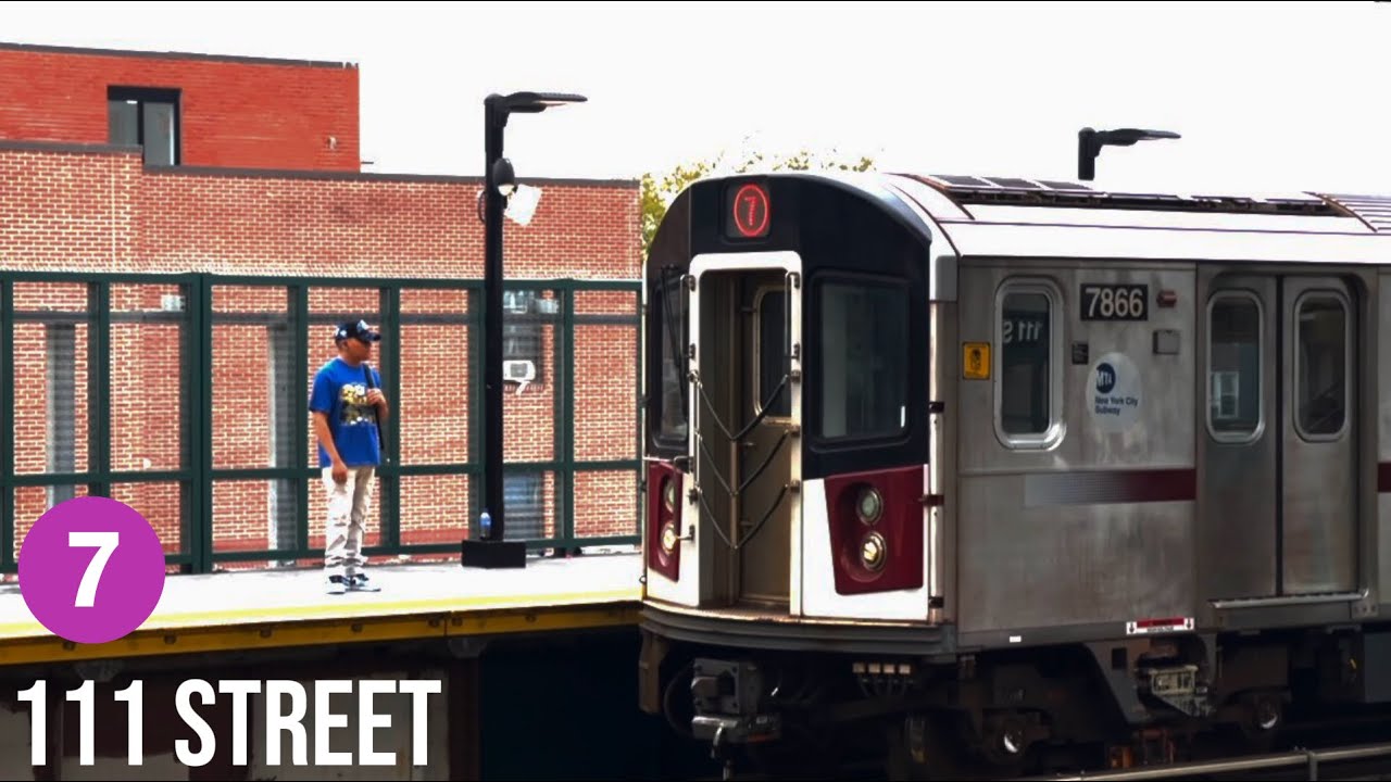 IRT Flushing Line: (7) Trains @ 111 Street Station