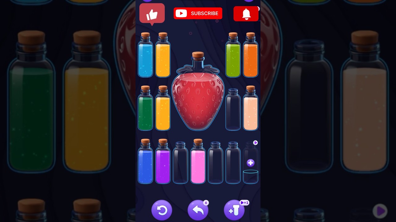 color sort intresting game | Strawberry theme | 