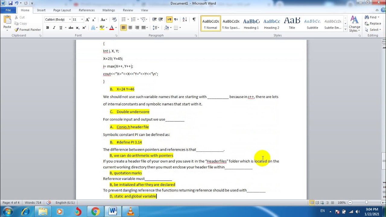 CS 201 Quiz 2021 ||Solution File #CS201