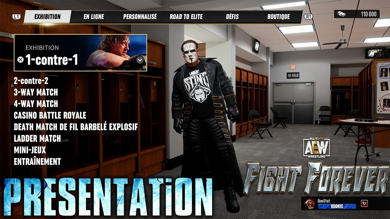 AEW Fight Forever - Présentation du jeu complet, en français !!!