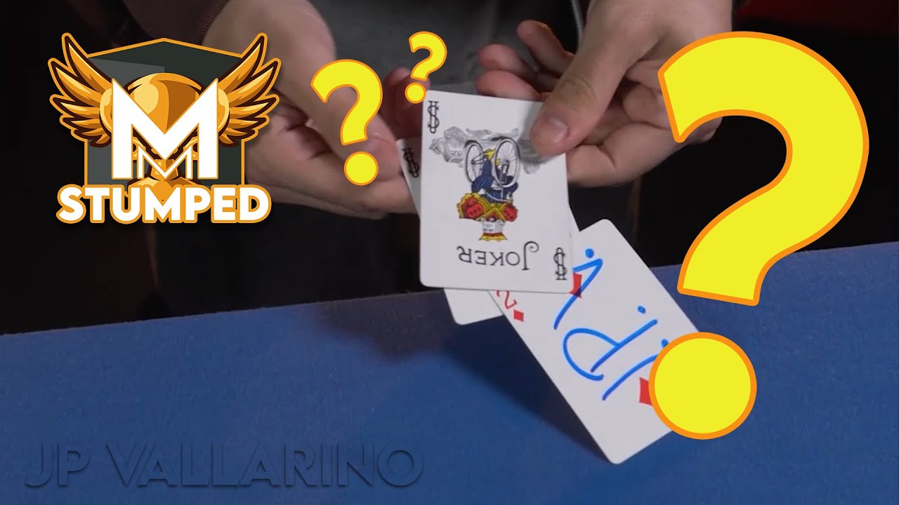 STUMPED: Unhanded by JP Vallarino