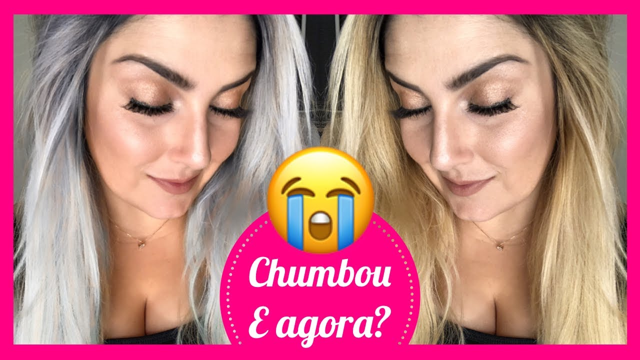 CABELO FICOU CINZA? Como Tirar CHUMBADO em casa - SUPER FÁCIL | Giovana Quaglio