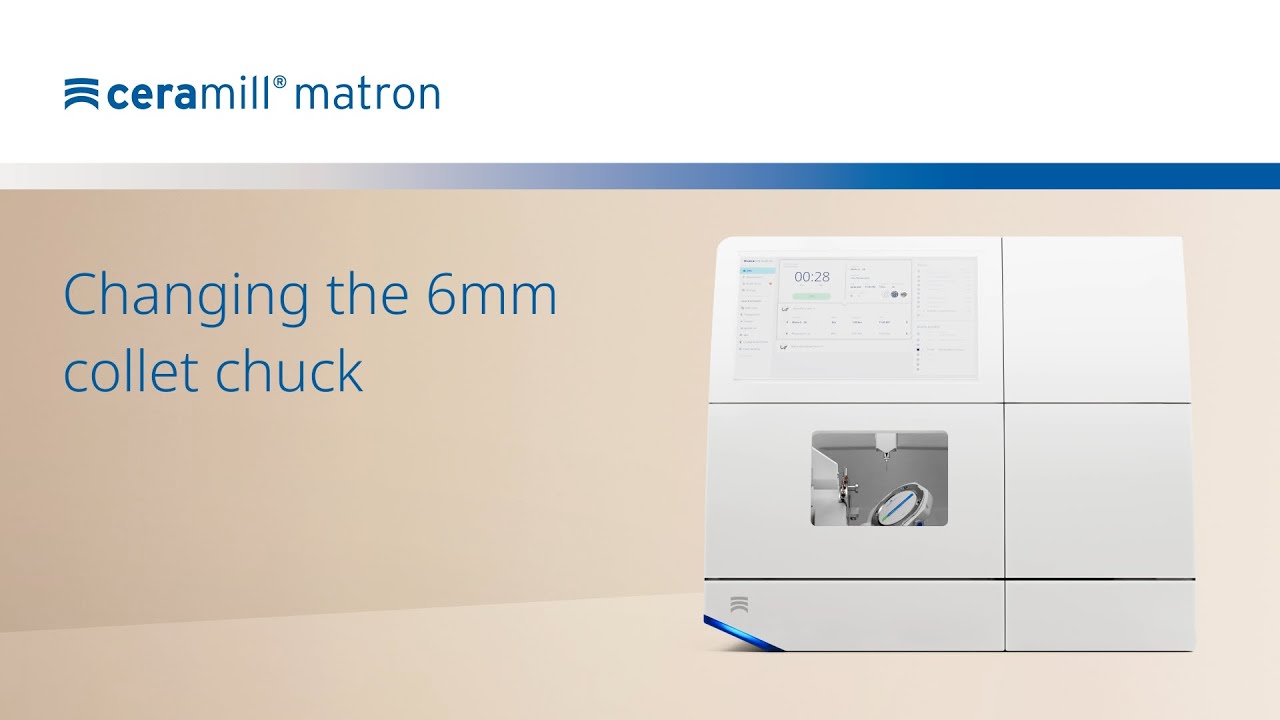Ceramill Matron - Changing the 6mm collet chuck