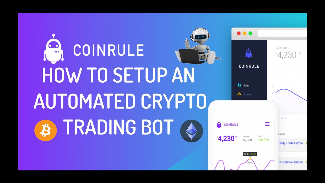 How to Setup A CoinRule Automated Bitcoin Ethereum Crypto Trading Bot Passive Income Rule Strategy