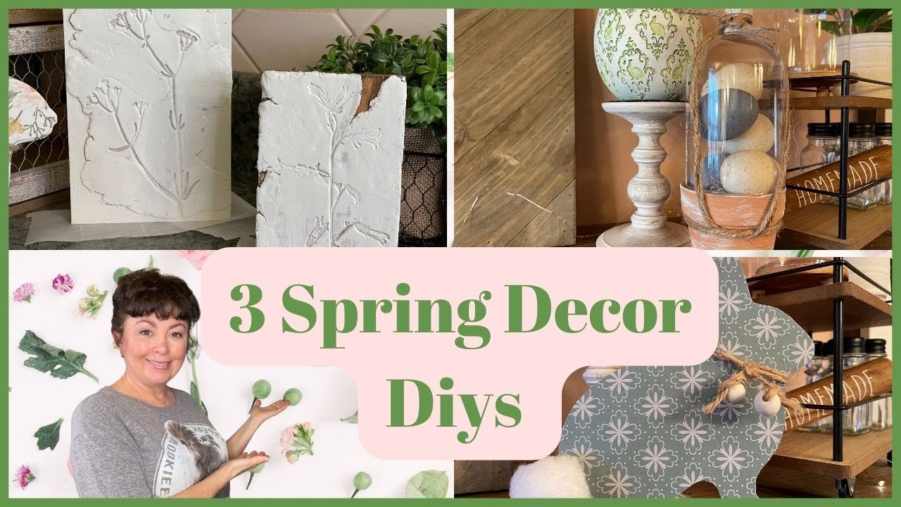 New 3 Spring Decor Diys For 2022 | Spring Diys So Easy