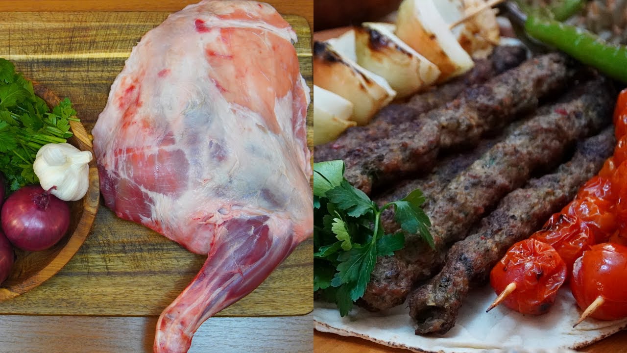 How to debone lamb shoulder| Lamb Kabab| كيفية تسحيب كتف الخروف| وصفة كباب كتف الخروف