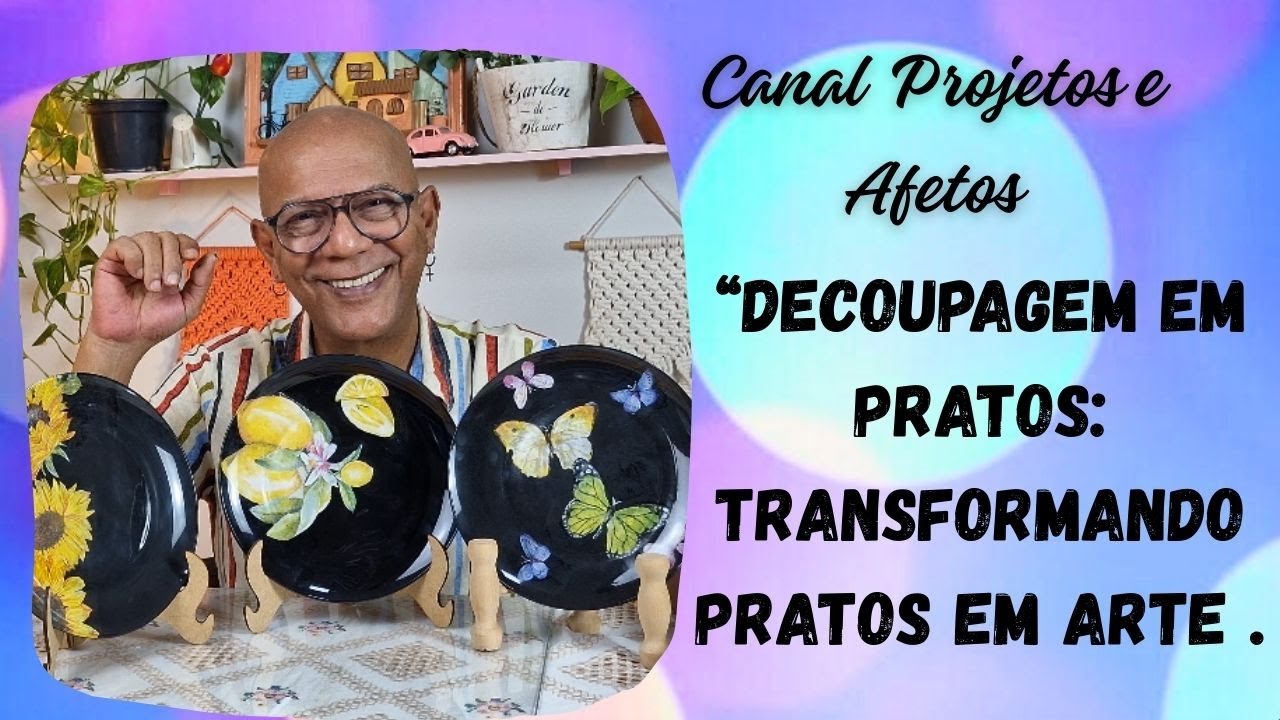 Transformando pratos em arte.#DicasDeDecoração