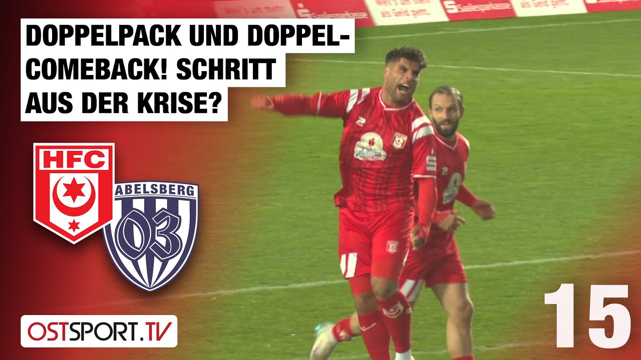 Double goal and double comeback! A step out of the crisis? Halle - Babelsberg | Regionalliga Nordost