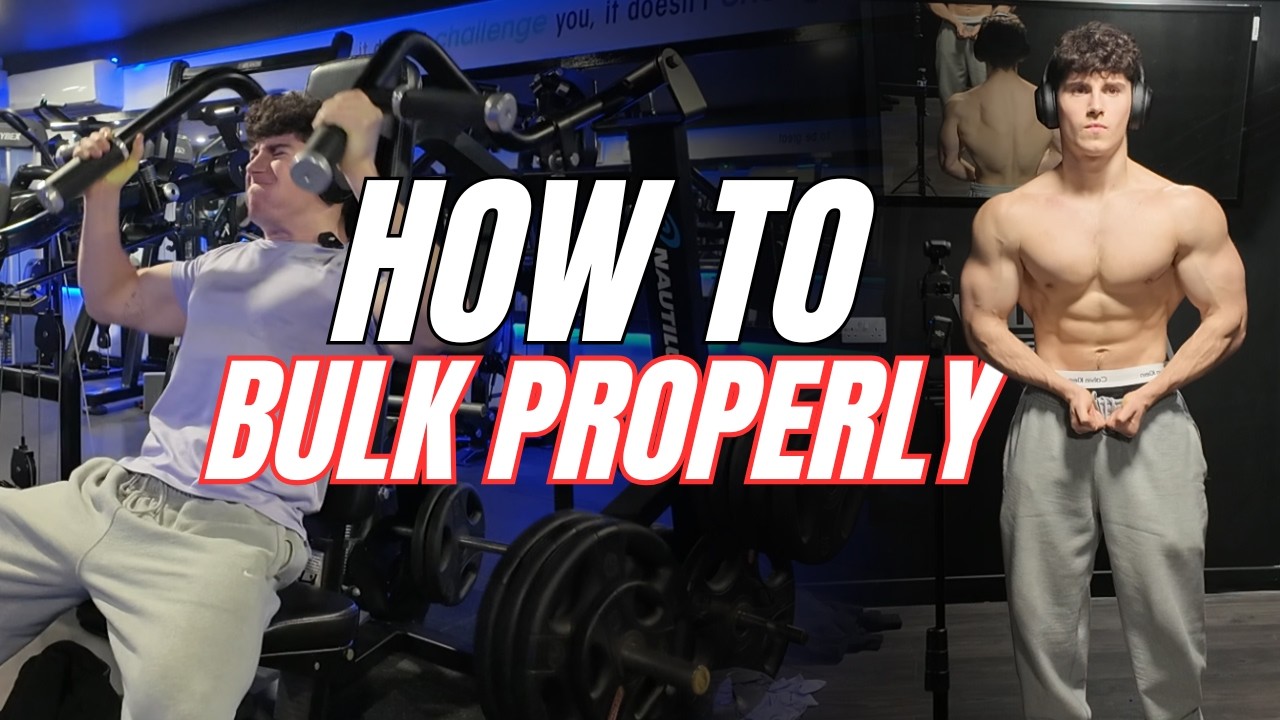 HOW TO PROPERLY BULK + PUSH SESSION