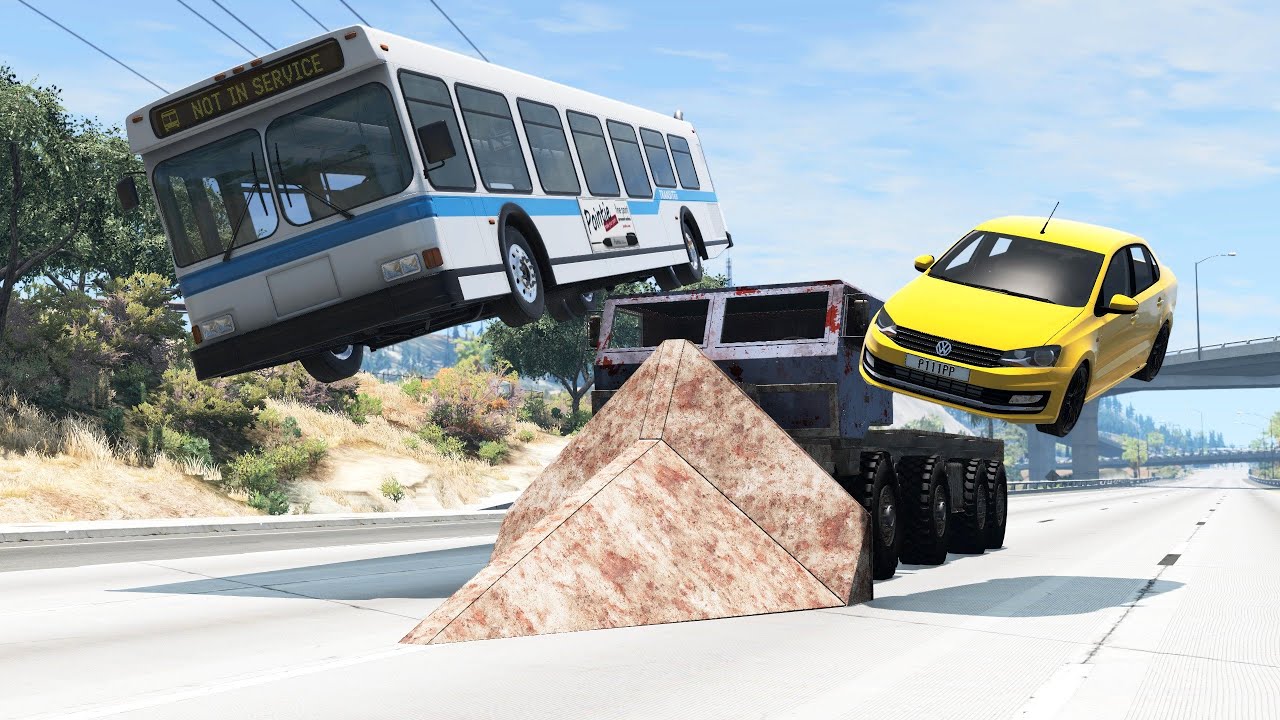 Crazy Truck Rampage #5 - BeamNG Drive Crashes | Crashi letsplay