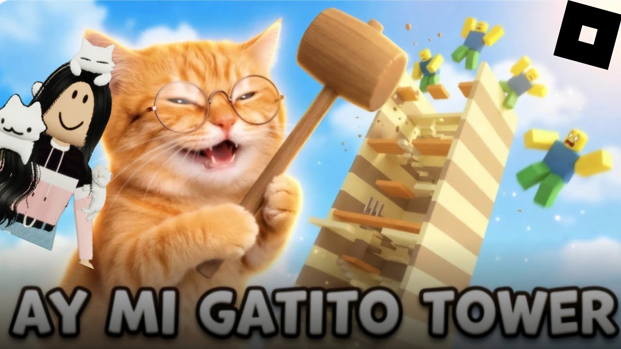 PASÉ TORRE AY MI GATITO EN #roblox 