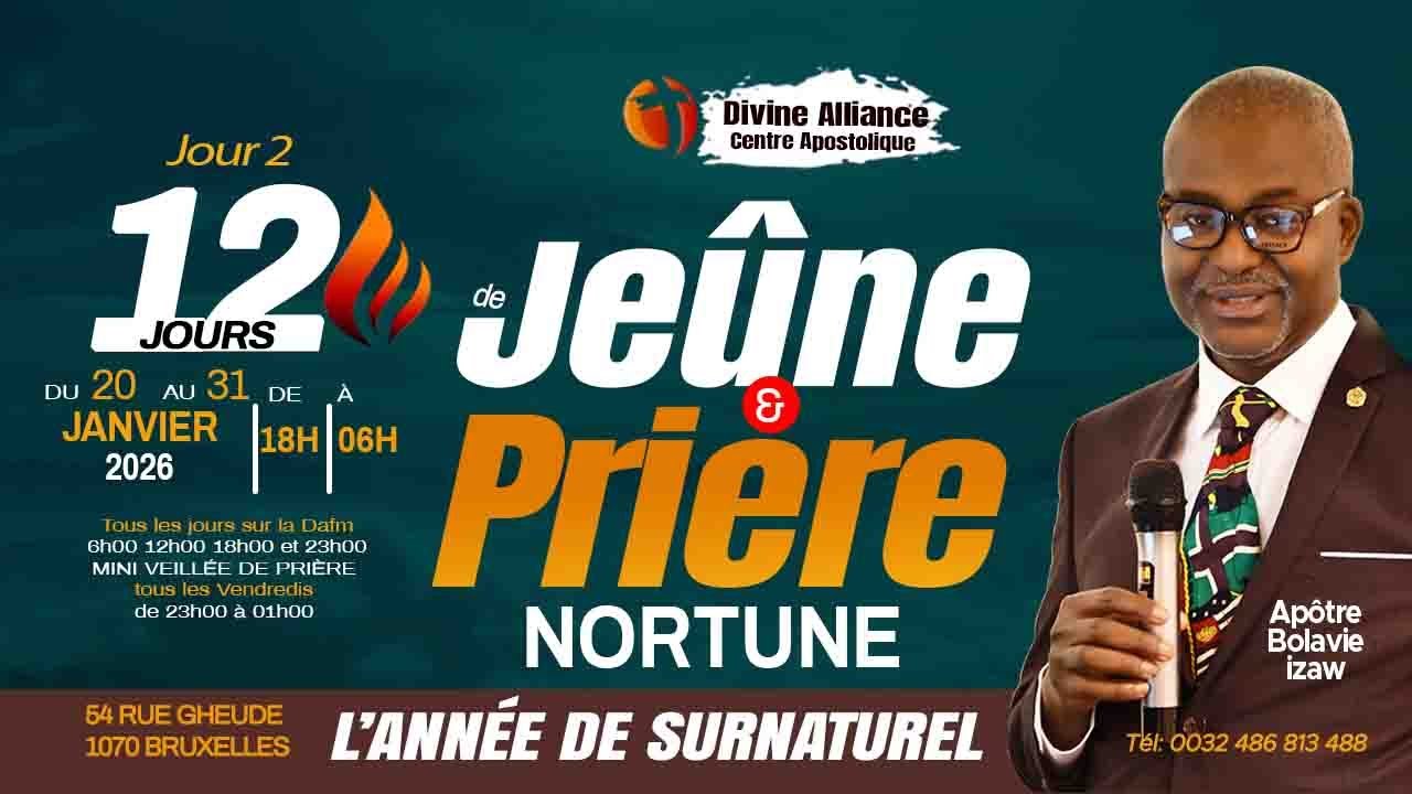 Jour 2 Prière Mardi Matin 21 Janvier 2026 // Bolavie Izaw Apôtre