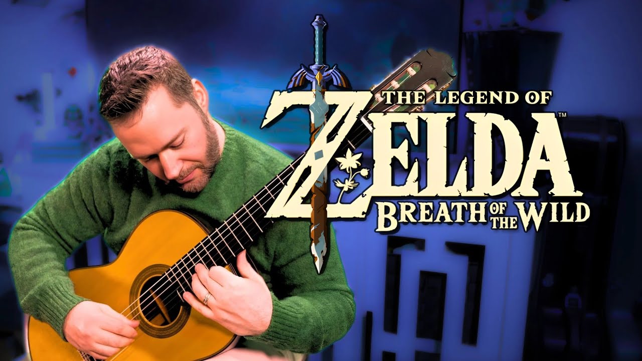 EPIC Zelda Guitar - BOTW Main Theme on classical guitar!
