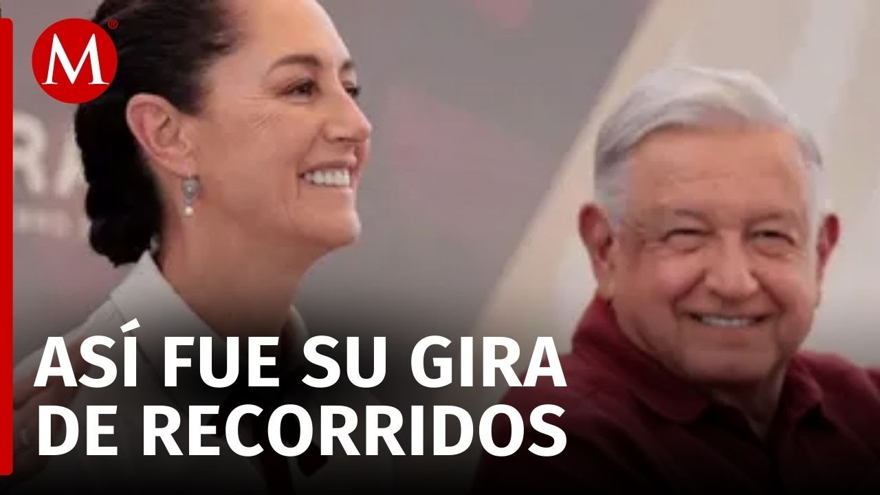 As&iacute; fue la segunda gira de AMLO y Sheinbaum por Veracruz y Oaxaca
