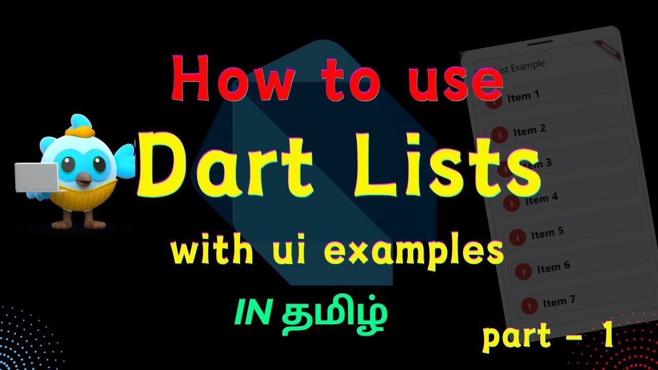 Flutter Dart Lists: A Beginner’s Guide