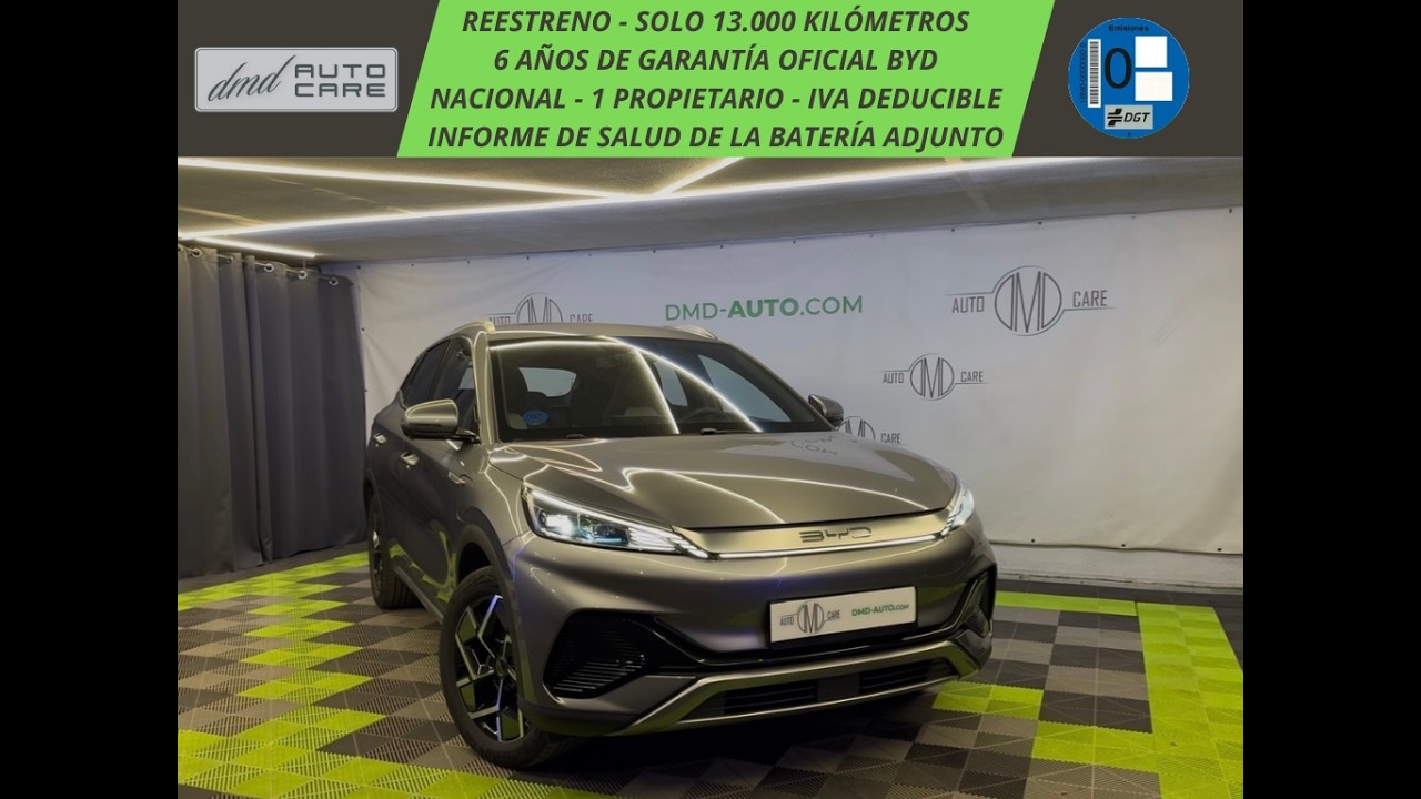 REVIEW BYD ATTO 3 |2025 - Solo 13.000 kilómetros - Reestreno con GARANTÍA OFICIAL| DMD Auto Care