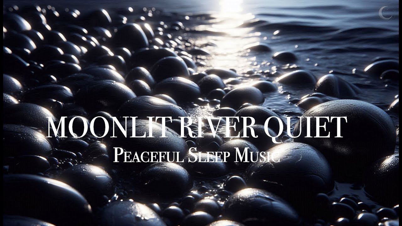 STRESS STATIC FADES 🌌 Moonlit River Stones • 528Hz Deep-Night Drift with Water Ambience