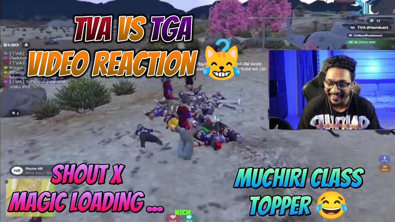 TGA VS TVA VIDEO REACTION 😹 MUCHIRI CLASS TOPPER 😂 SHOUT X MAGIC LOADING.. #eaglegaming #gtarp 