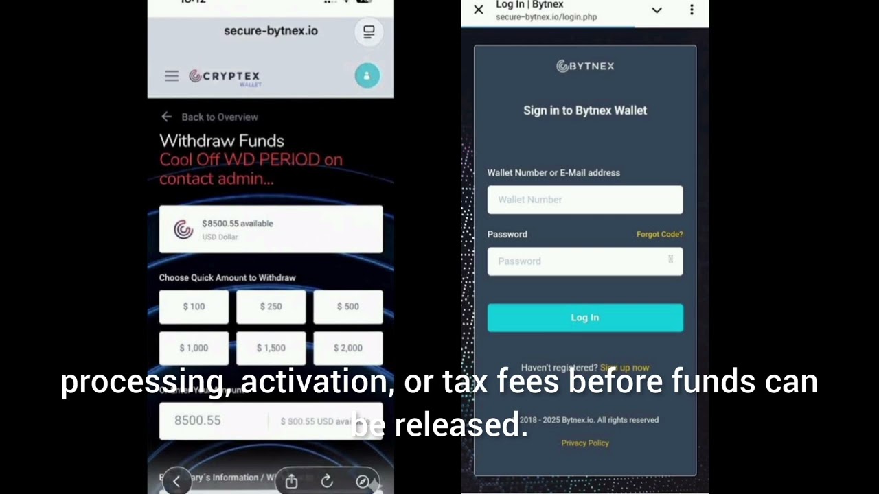 ⚠️WARNING Cryptex or Bytnex (secure-bytnex.io) withdrawal issues| 🚨 Every Investor Needs to Know NOW