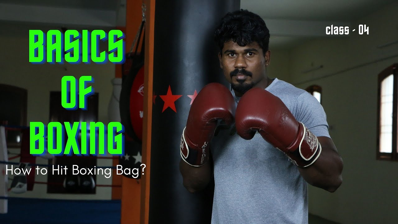 How to Hit Boxing Bag ? | Basics of Boxing Class - 4 | Box & Cross Boxing Gym | Puducherry |Tamil