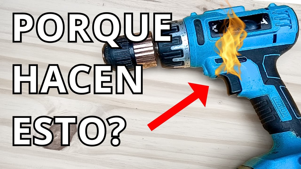3 ERRORES QUE TODOS COMETEN al usar el taladro a bateria