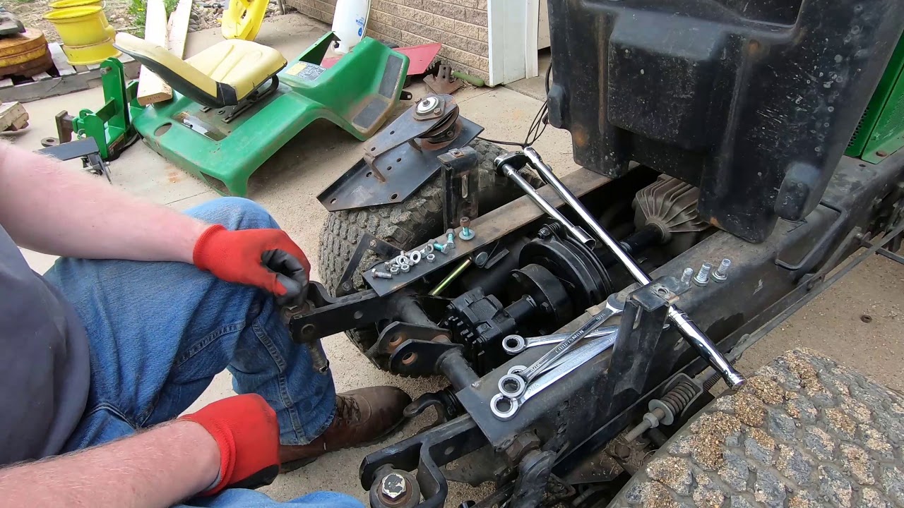 John Deere 318 Rear PTO Gear Box Install