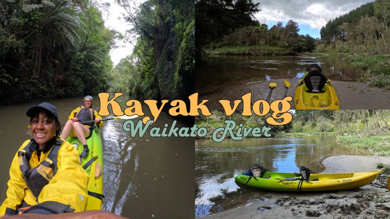 Au pair vlog n°7 // Lake Karapiro - Canyon Kayak Day | NEW ZEALAND