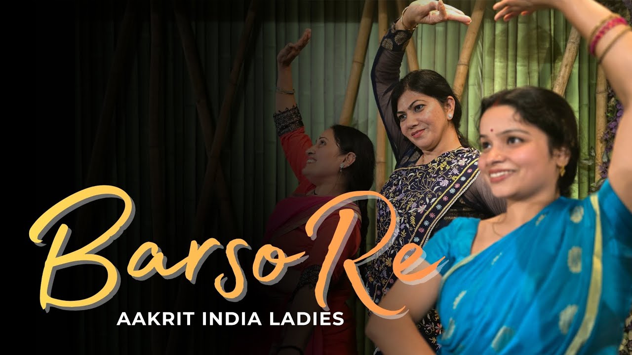 Barso Re Megha | Guru | Ladies Trio Dance Performance | A.R. Rahman | Aakrit India