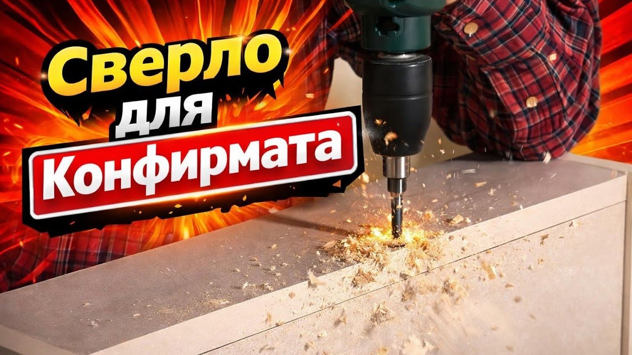 Сверло под конфирмат