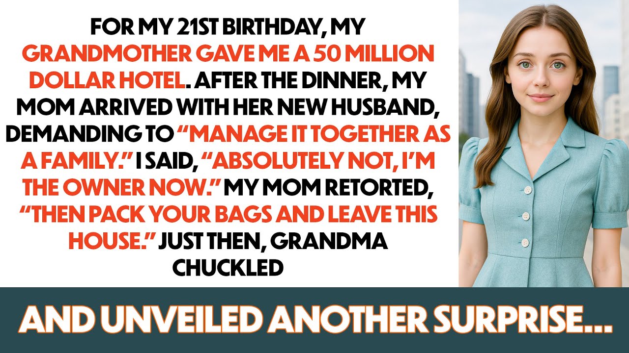 My Grandma Left Me Her $50M Hotel Empire, But Mom’s New Husband Took Control, Then Grandma Did This